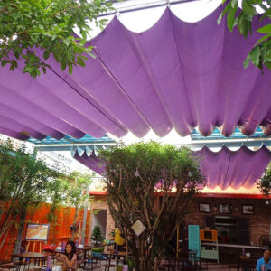 Bạt mái xếp điều khiển