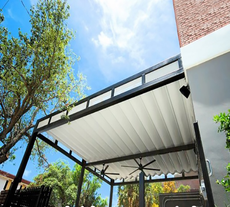 bat-xep-san-vuon mẫu mái xếp di động đẹp